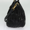 Secondhand Prada Gaufre Black Leather Bag