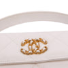 Chanel Quilted Lambskin Chanel 19 Card Holder On Chain Secondhand
