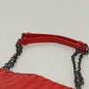 Secondhand Bottega Veneta Intrecciato Red Leather Bag
