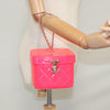 Secondhand Chanel Vanity Pink Patent Leather Bag