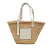 LOEWE Medium Raffia Anagram Basket Tote Secondhand
