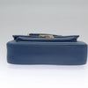 Secondhand Fendi Bebaguette Blue Leather Bag