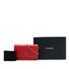 Secondhand Chanel CC Quilted Lambskin Wallet on Chain