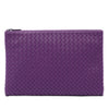 Bottega Veneta Large Nappa Intrecciato Flat Zip Biletto Pouch Secondhand