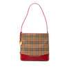 Burberry Haymarket Check Canvas Shoulder Bag Secondhand