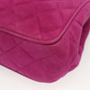Secondhand Chanel Coco Mark Purple Suede Bag