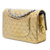 Chanel Medium Classic Striated Patent Double Flap Secondhand