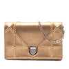 Dior Metallic Calfskin Diorama Wallet on Chain Secondhand