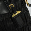 Secondhand Prada Gaufre Black Leather Bag