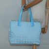 Secondhand Chanel Travel line Blue Nylon Bag