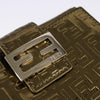 Secondhand Fendi Zucchino Gold Patent Leather Accessories