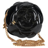 Secondhand Chanel Camélia Black Patent Leather Bag