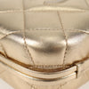 Secondhand Chanel Logo CC Gold Leather Bag