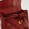 Secondhand Chanel Duma Red Leather Bag