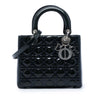 Dior Medium Patent Cannage Lady Dior Secondhand