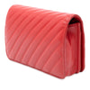 Chanel CC Diagonal Quilted Goatskin Wallet On Chain Secondhand