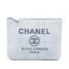 Chanel Small Denim Deauville O Case Clutch Secondhand