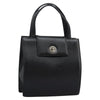 Secondhand Bulgari Logo Mania Black Leather Bag
