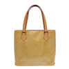 Secondhand Louis Vuitton Houston Beige Patent Leather Bag