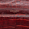 Saint Laurent Medium Croc Embossed Leather Monogram Sunset Crossbody Secondhand