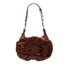 Saint Laurent Leather Nadja Rose Petal Shoulder Bag Secondhand