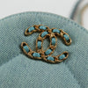 Secondhand Chanel Ronde Blue Canvas Bag