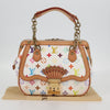Secondhand Louis Vuitton Gracie White Canvas Bag