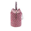 Chanel Printed Canvas Coco Beach Drawstring Sling Bag Secondhand