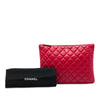 Secondhand Chanel Medium Quilted Lambskin O Case Clutch