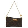 Secondhand Louis Vuitton Milla Brown Canvas Bag