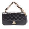 Chanel Small Quilted Calfskin Straight Lined Flap Secondhand