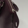 Secondhand Louis Vuitton Lockit Purple Leather Bag