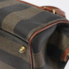 Secondhand Fendi Pequin Brown Canvas Bag