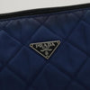 Secondhand Prada Tessuto Blue Synthetic Bag