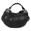 Secondhand Miu Black Leather Bag