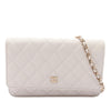 Chanel Classic Caviar Wallet On Chain Secondhand