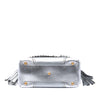 Burberry Medium Metallic Leather Brogue Banner Satchel Secondhand