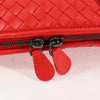 Secondhand Bottega Veneta Intrecciato Red Leather Bag
