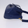 Secondhand Céline Seau Blue Leather Bag