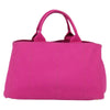 Secondhand Prada Canapa Pink Canvas Bag