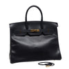 Secondhand Hermès Birkin 35 Black Leather Bag
