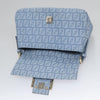 Secondhand Fendi Baguette Blue Canvas Bag
