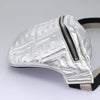 Secondhand Fendi FF Silver Leather Bag