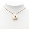 Chanel CC Enamel Camellia Pendant Necklace Secondhand