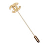 Chanel CC Gold Plated Pin Brooch Secondhand