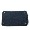 Prada Denim Canapa Logo Satchel Secondhand