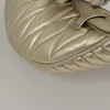 Secondhand Miu Matelassé Gold Leather Bag