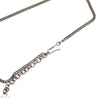 Chanel Resin and Brass Plated Logo Address Plate Pendant Necklace Secondhand
