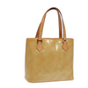Secondhand Louis Vuitton Houston Beige Patent Leather Bag