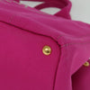 Secondhand Prada Canapa Pink Canvas Bag